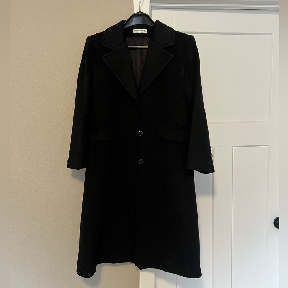 Classic Women's Black Trench Coat